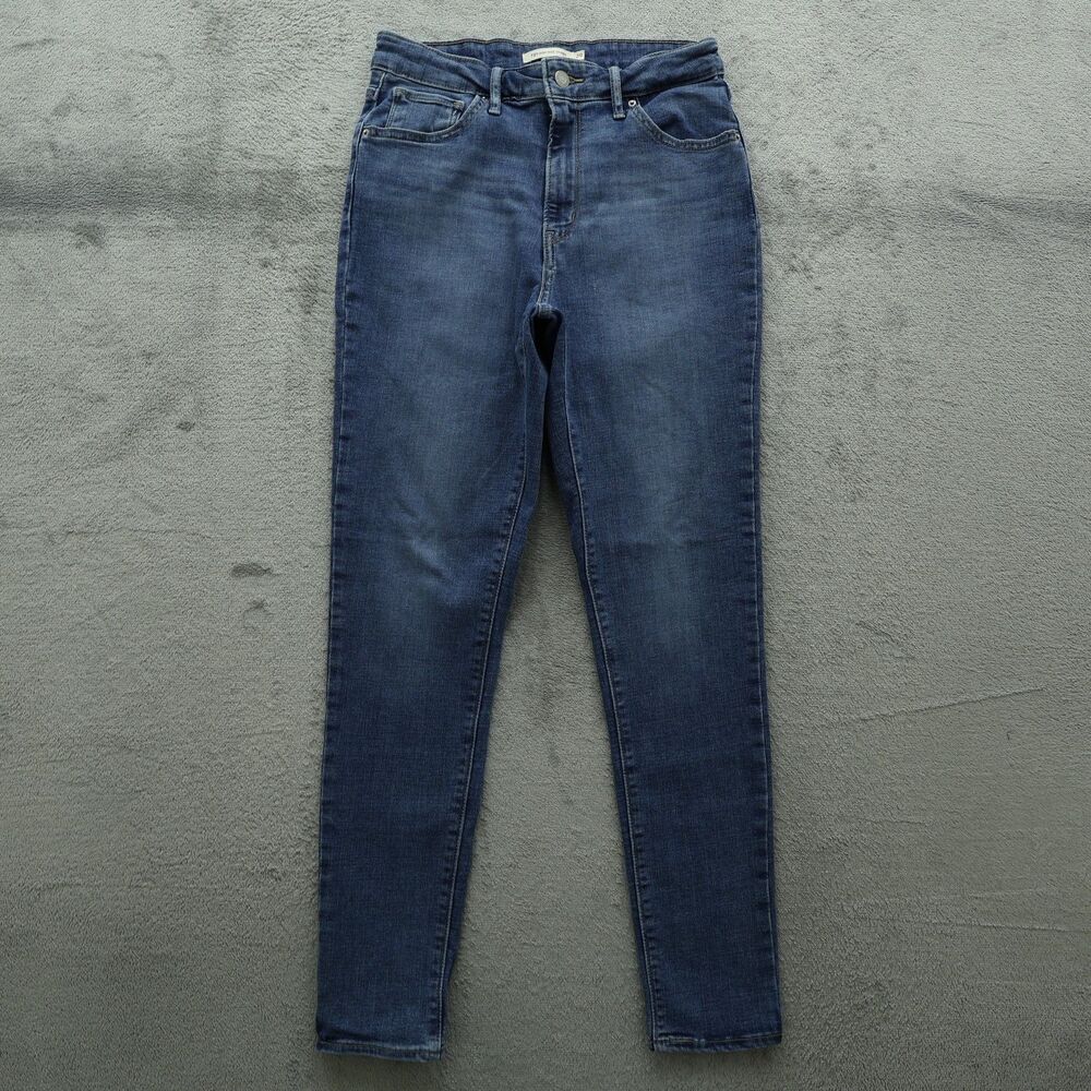 Levi's 721 Jeans Women's Size 29 Blue High-Rise Skinny Denim 30" Inseam Stretch